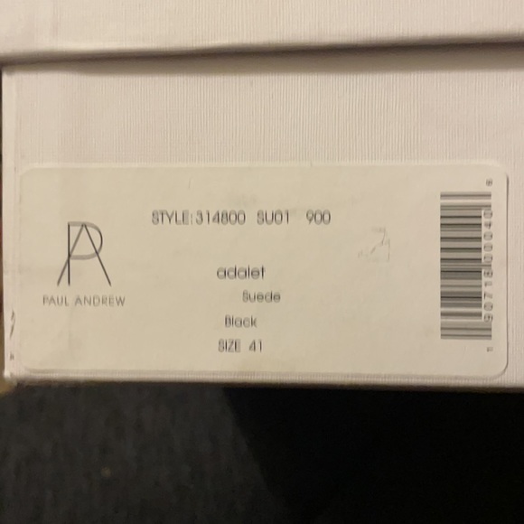 Paul Andrew Suede Platform Open Wedges - Picture 6 of 9